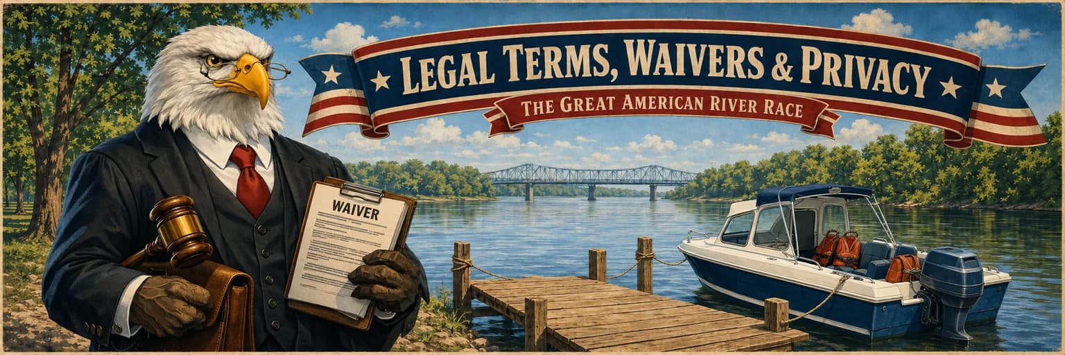 Legal Terms, Waivers & Policies — The Great American River Race