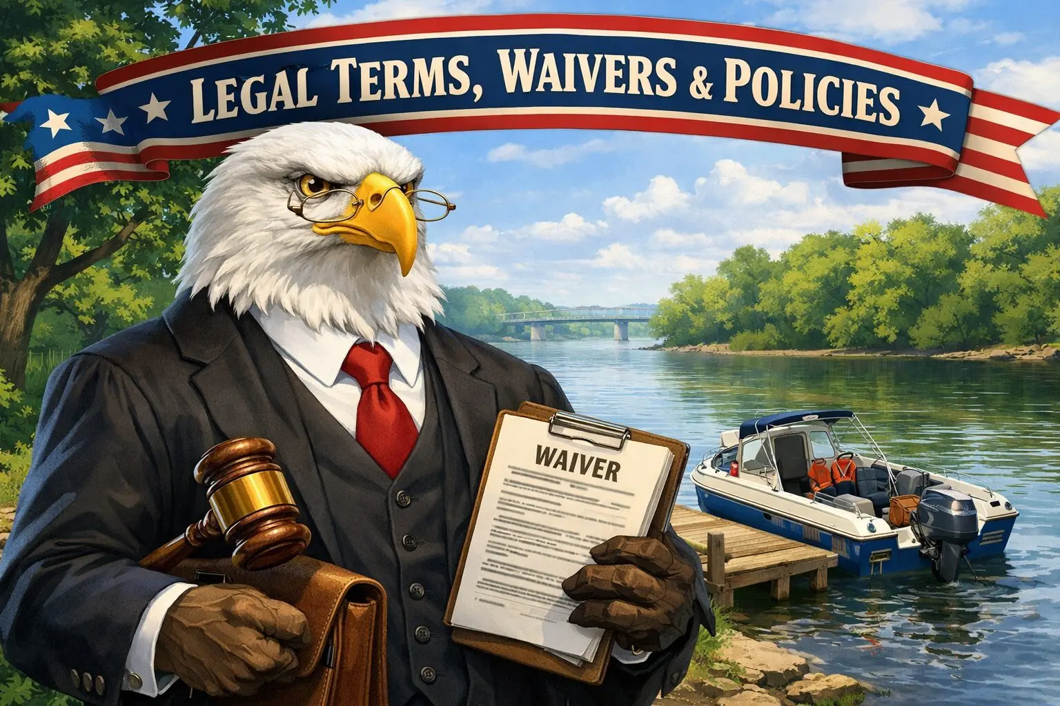 Legal Terms, Waivers & Policies — The Great American River Race