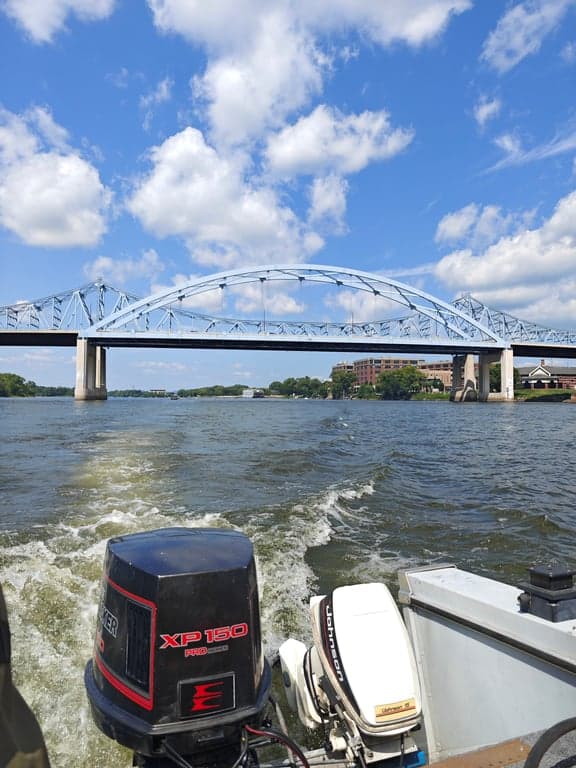 Photo from Rainy River during the race